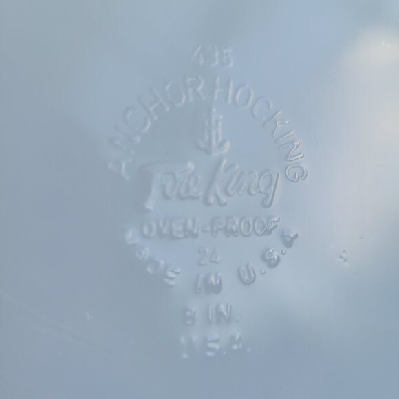 2 Pc Set. Vintage Anchor Hocking Fire King USA, Casserole, Meadow Green EUC - Picture 9 of 13